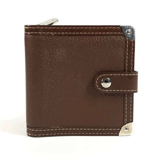 LOUIS VUITTON M91965 Suhali Compact Zip Compact Wallet, 2-fold Wallet, Suhali Leather, Women's, Brown