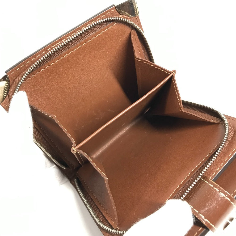 LOUIS VUITTON M91965 Suhali Compact Zip Compact Wallet, 2-fold Wallet, Suhali Leather, Women's, Brown