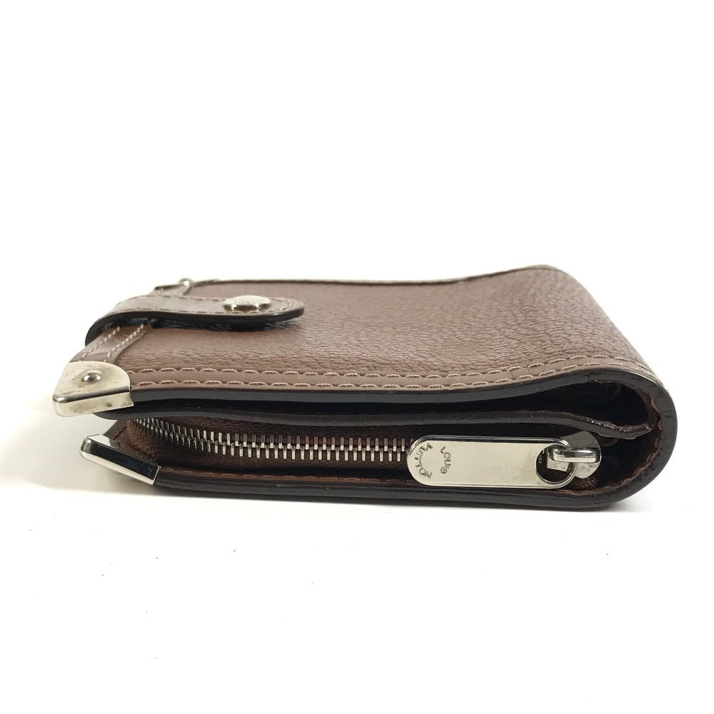 LOUIS VUITTON M91965 Suhali Compact Zip Compact Wallet, 2-fold Wallet, Suhali Leather, Women's, Brown