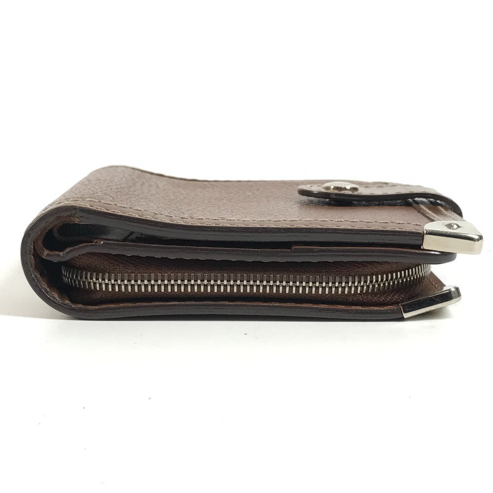 LOUIS VUITTON M91965 Suhali Compact Zip Compact Wallet, 2-fold Wallet, Suhali Leather, Women's, Brown