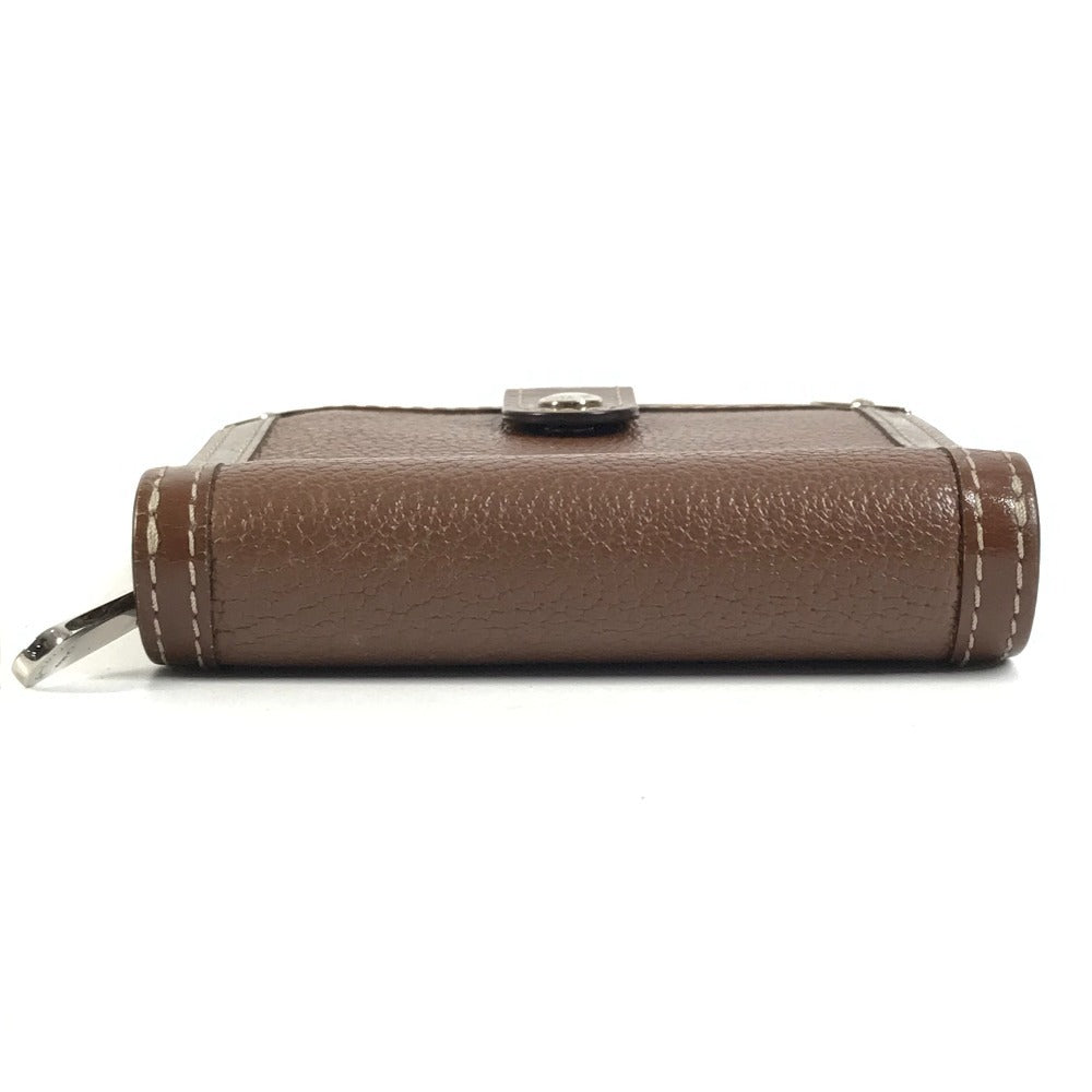 LOUIS VUITTON M91965 Suhali Compact Zip Compact Wallet, 2-fold Wallet, Suhali Leather, Women's, Brown