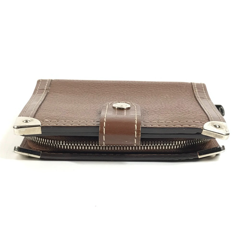 LOUIS VUITTON M91965 Suhali Compact Zip Compact Wallet, 2-fold Wallet, Suhali Leather, Women's, Brown