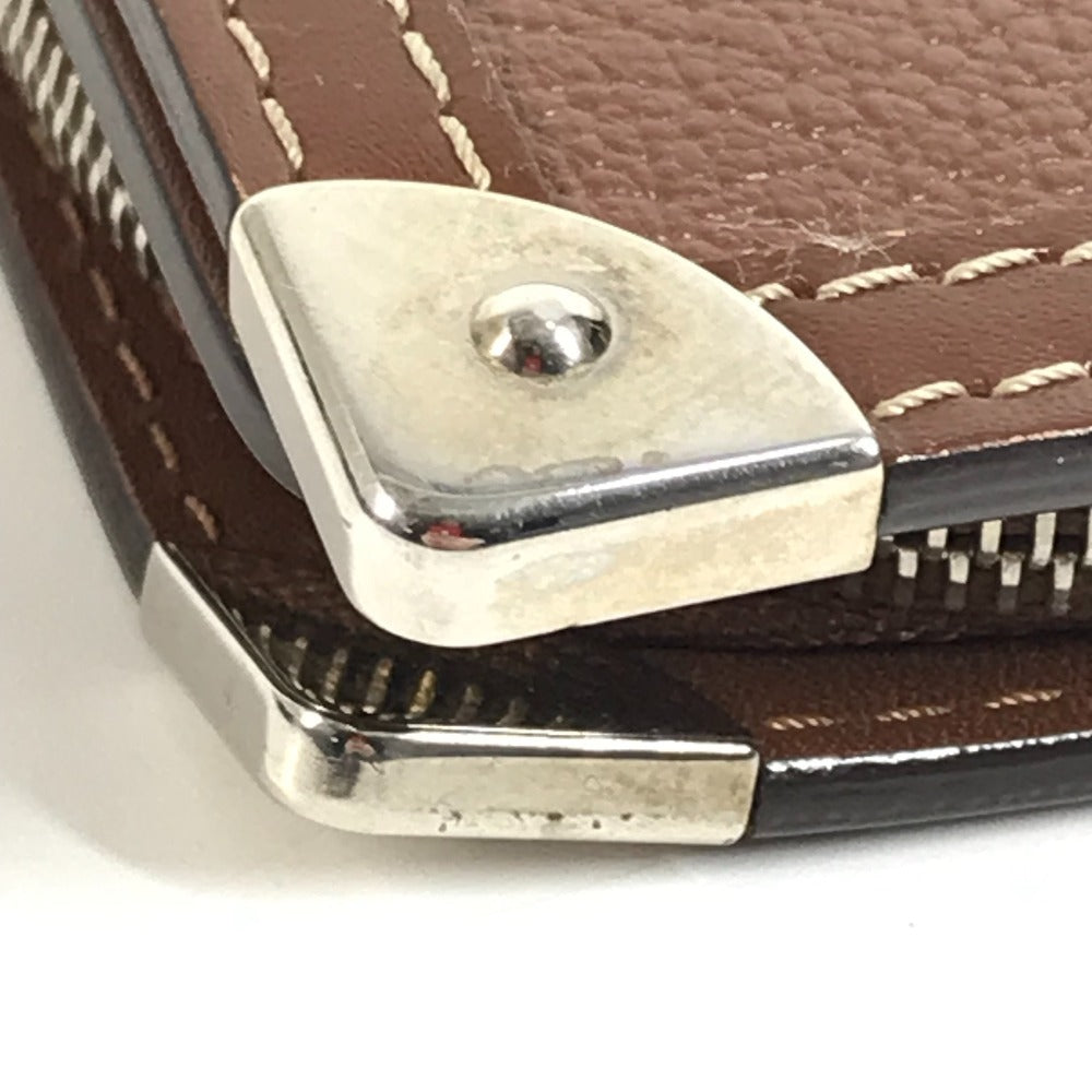 LOUIS VUITTON M91965 Suhali Compact Zip Compact Wallet, 2-fold Wallet, Suhali Leather, Women's, Brown