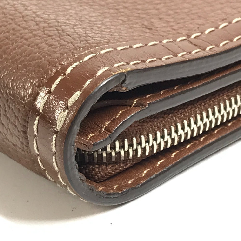 LOUIS VUITTON M91965 Suhali Compact Zip Compact Wallet, 2-fold Wallet, Suhali Leather, Women's, Brown