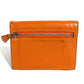 HERMES Zipzak Compact Wallet Bi-fold Swift Unisex Orange