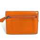 HERMES Zipzak Compact Wallet Bi-fold Swift Unisex Orange