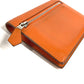 HERMES Zipzak Compact Wallet Bi-fold Swift Unisex Orange