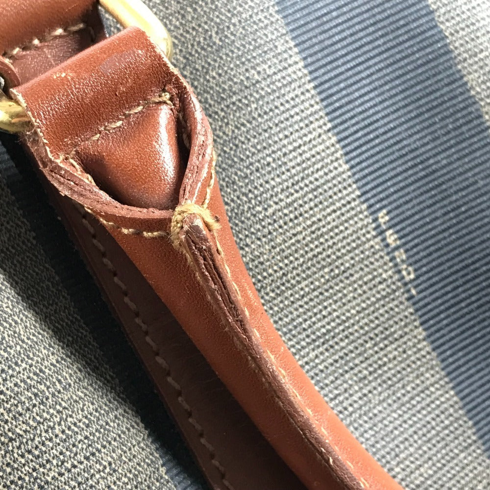 FENDI ヴィンテージ ペカン カバン 旅行バッグ トラベルバッグ ボストンバッグ PVC/レザー ユニセックス カーキ