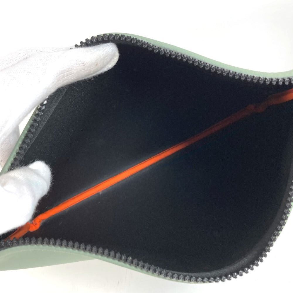 HERMES Trousse de Toilette Neobain MM Neobain MM Thalassa Clutch Bag Makeup Pouch Multi-Pouch Pouch Polyamide Unisex Khaki-like