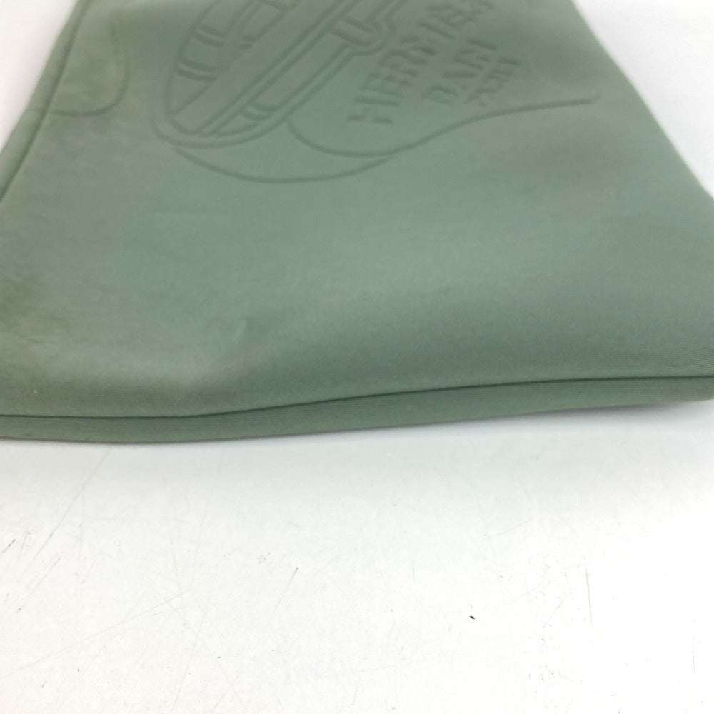 HERMES Trousse de Toilette Neobain MM Neobain MM Thalassa Clutch Bag Makeup Pouch Multi-Pouch Pouch Polyamide Unisex Khaki-like