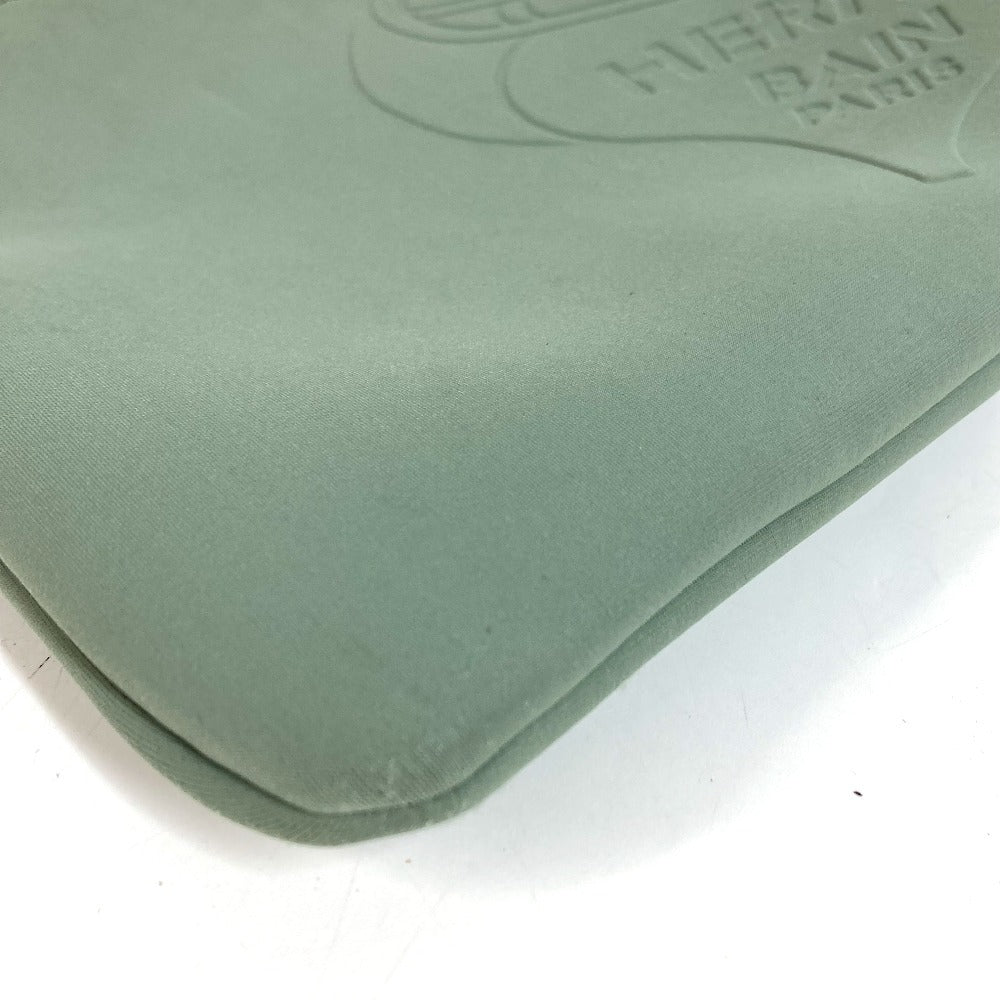 HERMES Trousse de Toilette Neobain MM Neobain MM Thalassa Clutch Bag Makeup Pouch Multi-Pouch Pouch Polyamide Unisex Khaki-like