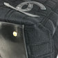 CHANEL CC ココマーク ロゴ チョコバー トートバッグ カバン Wチェーン チェーンバッグ ショルダーバッグ コットン ユニセックス ブラック