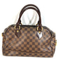 LOUIS VUITTON N60008 Damier Duomo Bag Mini Boston Bag Handbag Damier Canvas Women's Ebene Brown