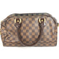 LOUIS VUITTON N60008 Damier Duomo Bag Mini Boston Bag Handbag Damier Canvas Women's Ebene Brown