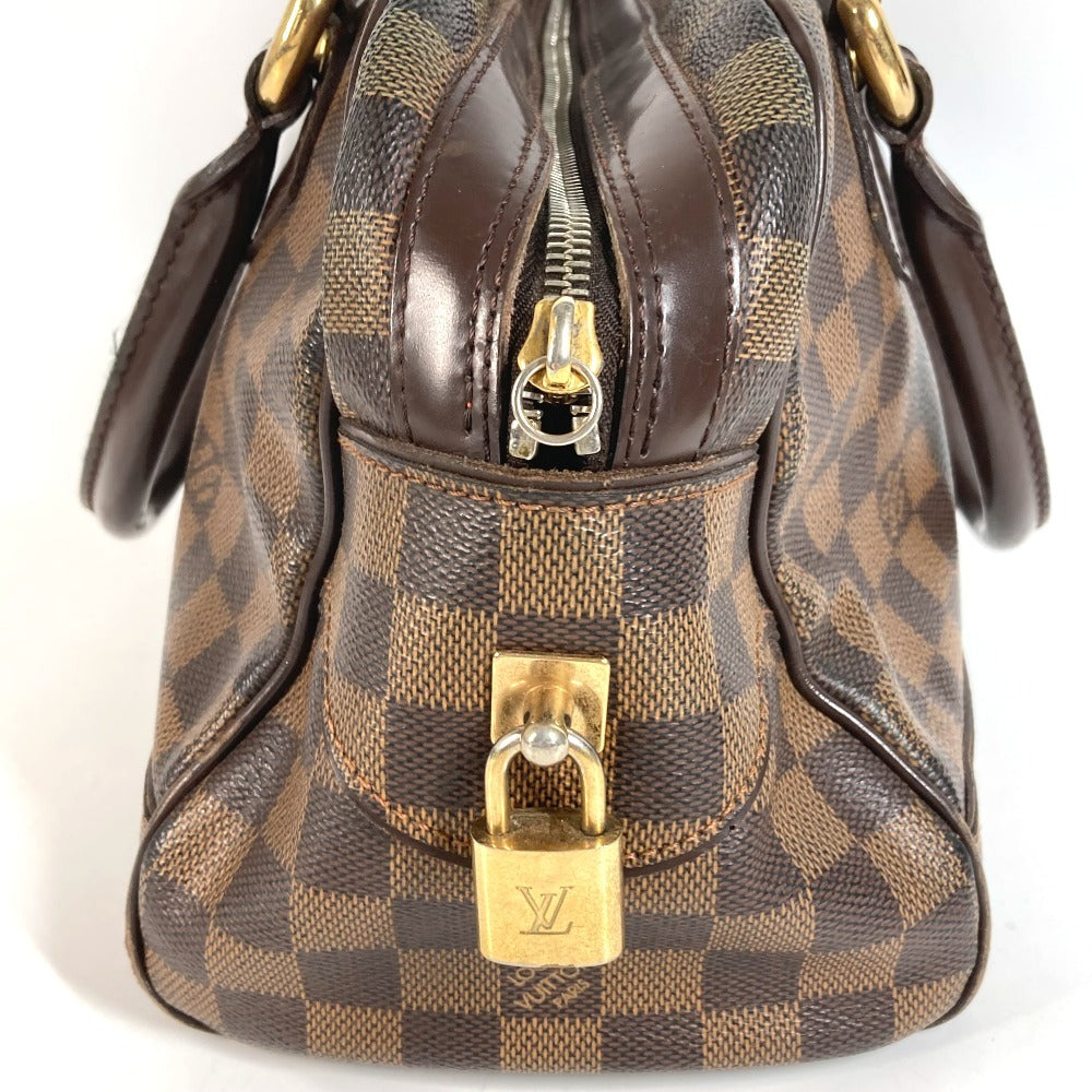 LOUIS VUITTON N60008 Damier Duomo Bag Mini Boston Bag Handbag Damier Canvas Women's Ebene Brown