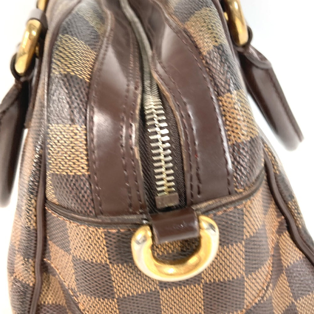 LOUIS VUITTON N60008 Damier Duomo Bag Mini Boston Bag Handbag Damier Canvas Women's Ebene Brown