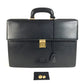 LOEWE Vintage Logo Business Bag Anagram Bag Document Bag Briefcase Handbag Leather Unisex Black