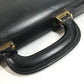 LOEWE Vintage Logo Business Bag Anagram Bag Document Bag Briefcase Handbag Leather Unisex Black