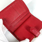 LOUIS VUITTON M6324E Epi Portemonnaie Viennois Compact Wallet, Billfold, Bifold Wallet, Epi Leather, Unisex, Rouge Red