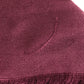 LOUIS VUITTON Fringed Monogram Shawl Large Stole Wool Unisex Purple