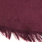 LOUIS VUITTON Fringed Monogram Shawl Large Stole Wool Unisex Purple