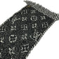 LOUIS VUITTON M70423 Fringe Echarpe Logomania Mix Scarf Accessory Muffler Wool Unisex Black