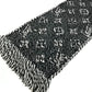LOUIS VUITTON M70423 Fringe Echarpe Logomania Mix Scarf Accessory Muffler Wool Unisex Black