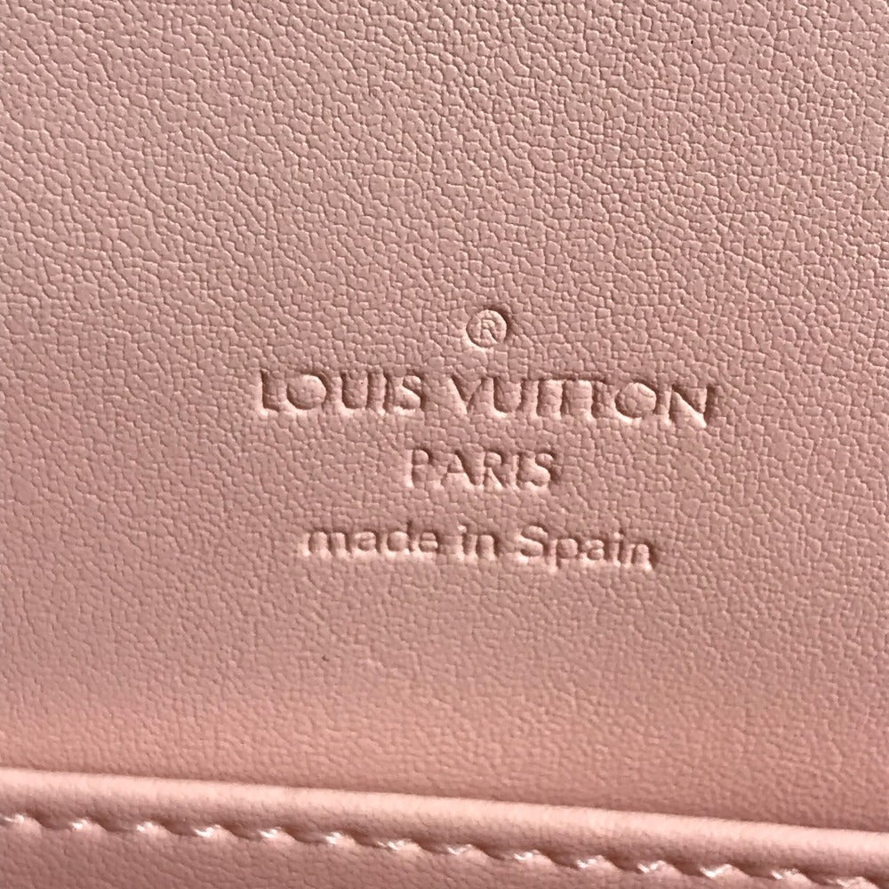 LOUIS VUITTON M91070 Monogram Vernis Thompson Street Shoulder Bag Flap Shoulder Bag Monogram Vernis Canvas Women's Marshmallow Pink