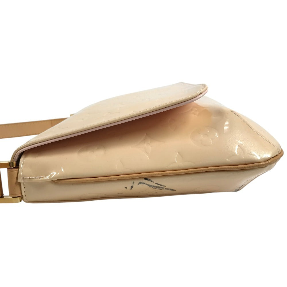 LOUIS VUITTON M91070 Monogram Vernis Thompson Street Shoulder Bag Flap Shoulder Bag Monogram Vernis Canvas Women's Marshmallow Pink