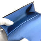 CARTIER Logo Coin Purse Wallet Coin Purse Card Case Leather Unisex Blue