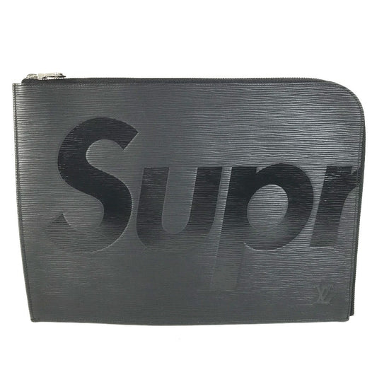 LOUIS VUITTON M67754 Epi Supreme Pochette Jour GM Black clutch bag pouch clutch bag Epi leather men's Noir Black
