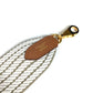 HERMES Bandouliere Sangles Cordage Accessory Shoulder Strap Leather/Canvas Unisex Barriere/Grain/Gold White