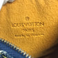 LOUIS VUITTON M95082 モノグラムデニム トゥルース スピーディPM キーリング付き コインケース 財布 チャーム ポーチ モノグラムデニム レディース ブルー