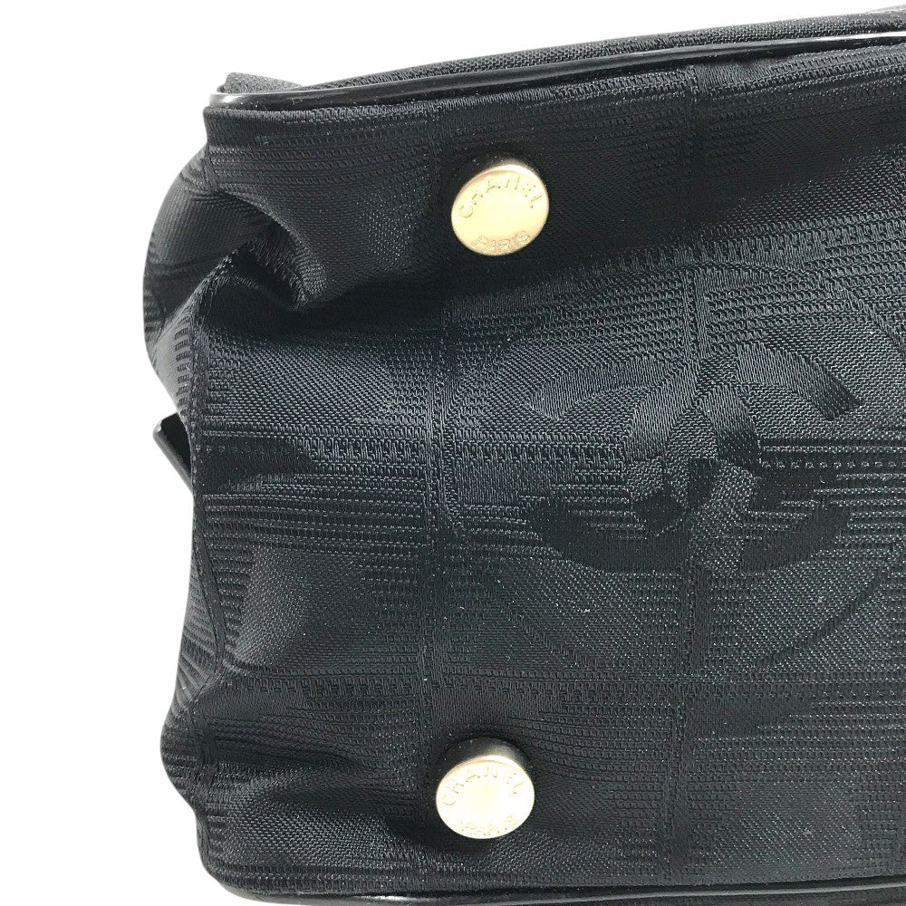 CHANEL A15828 ニュートラベルライン ハンドバッグ カバン ボストンバッグ レザー/ナイロン レディース ブラック