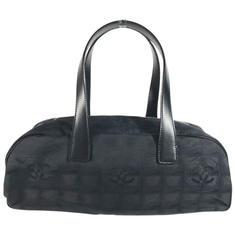 CHANEL A15828 ニュートラベルライン ハンドバッグ カバン ボストンバッグ レザー/ナイロン レディース ブラック