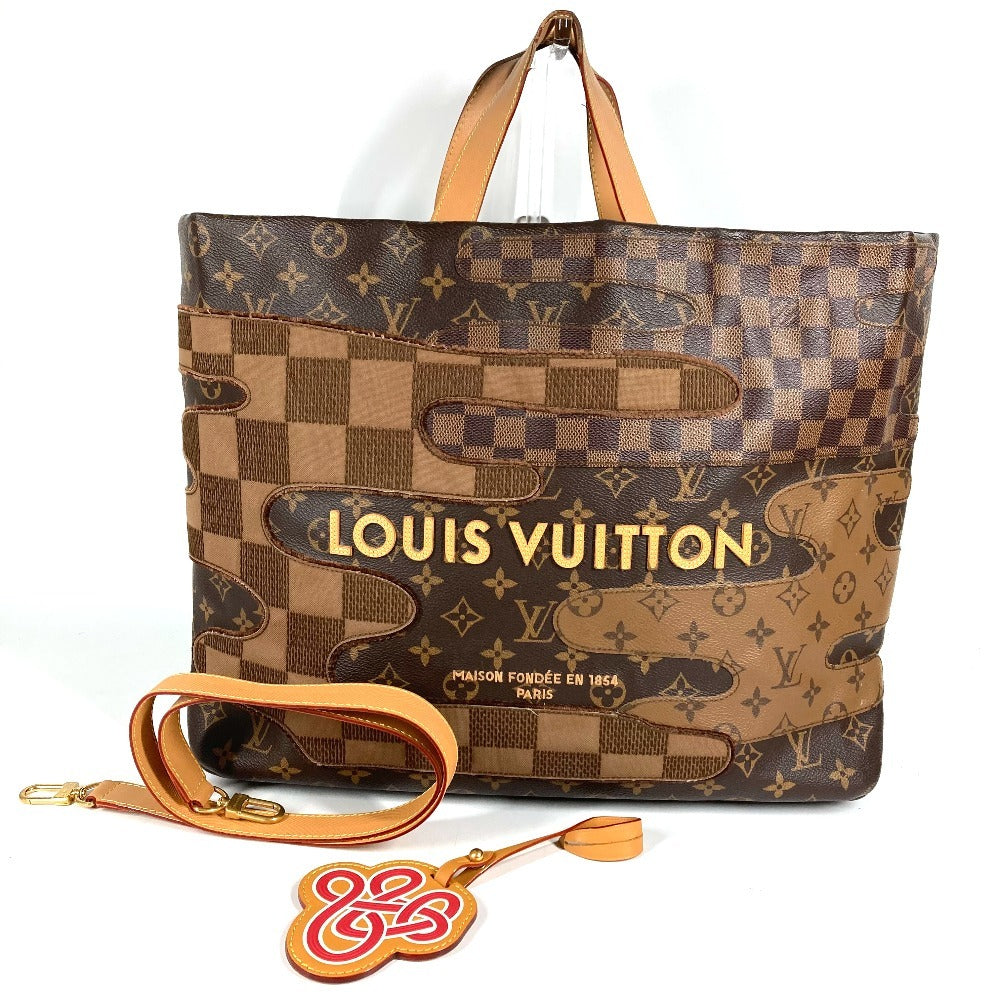 LOUIS VUITTON M15274 Monogram Landscape Shopper Tote MM Bag 2-way Bag Shoulder Bag Tote Bag Handbag Monogram Canvas Unisex Brown