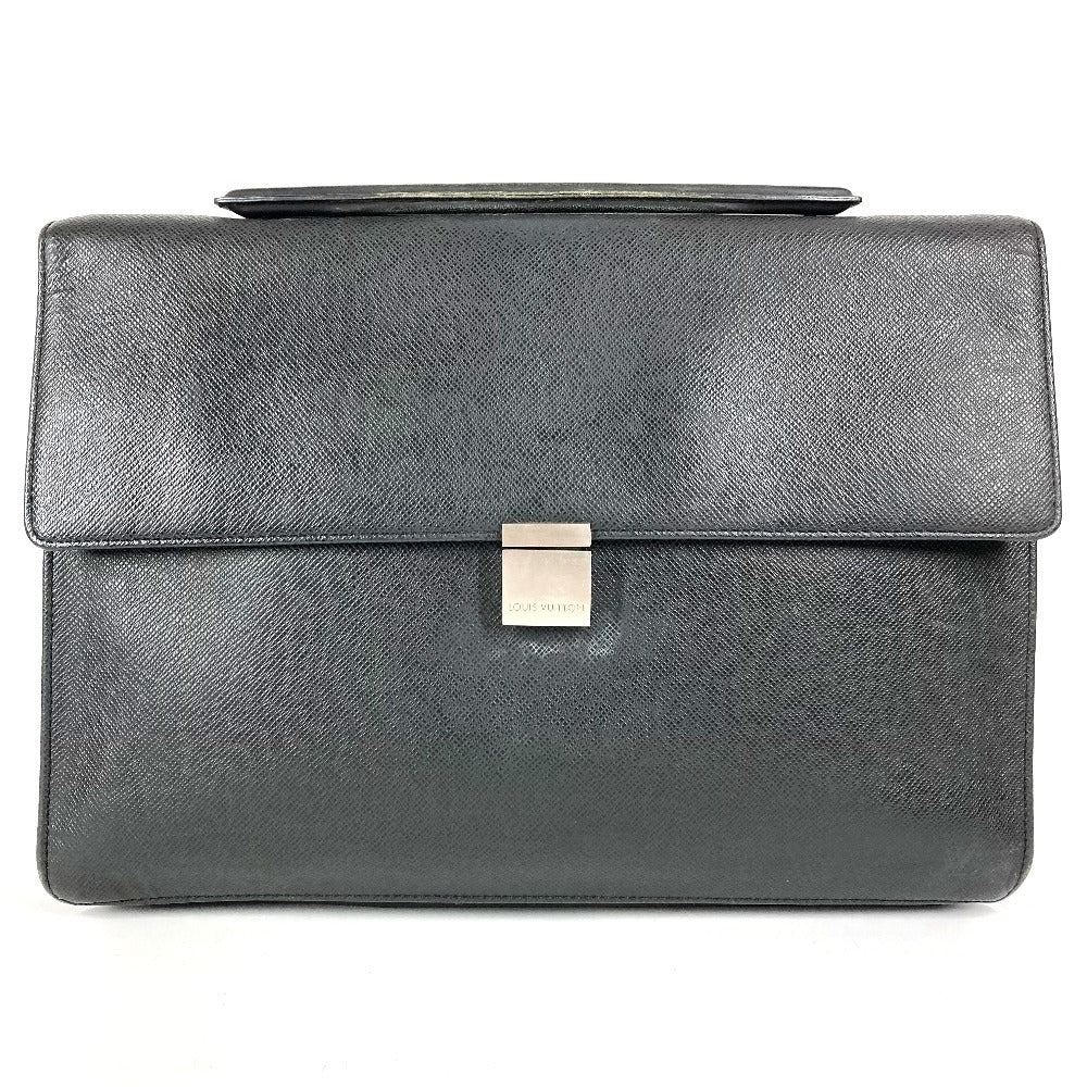LOUIS VUITTON M30772 タイガ アンガラ カバン ブリーフケース ハンドバッグ 書類バッグ ビジネスバッグ タイガレザー メンズ アルドワーズ ブラック
