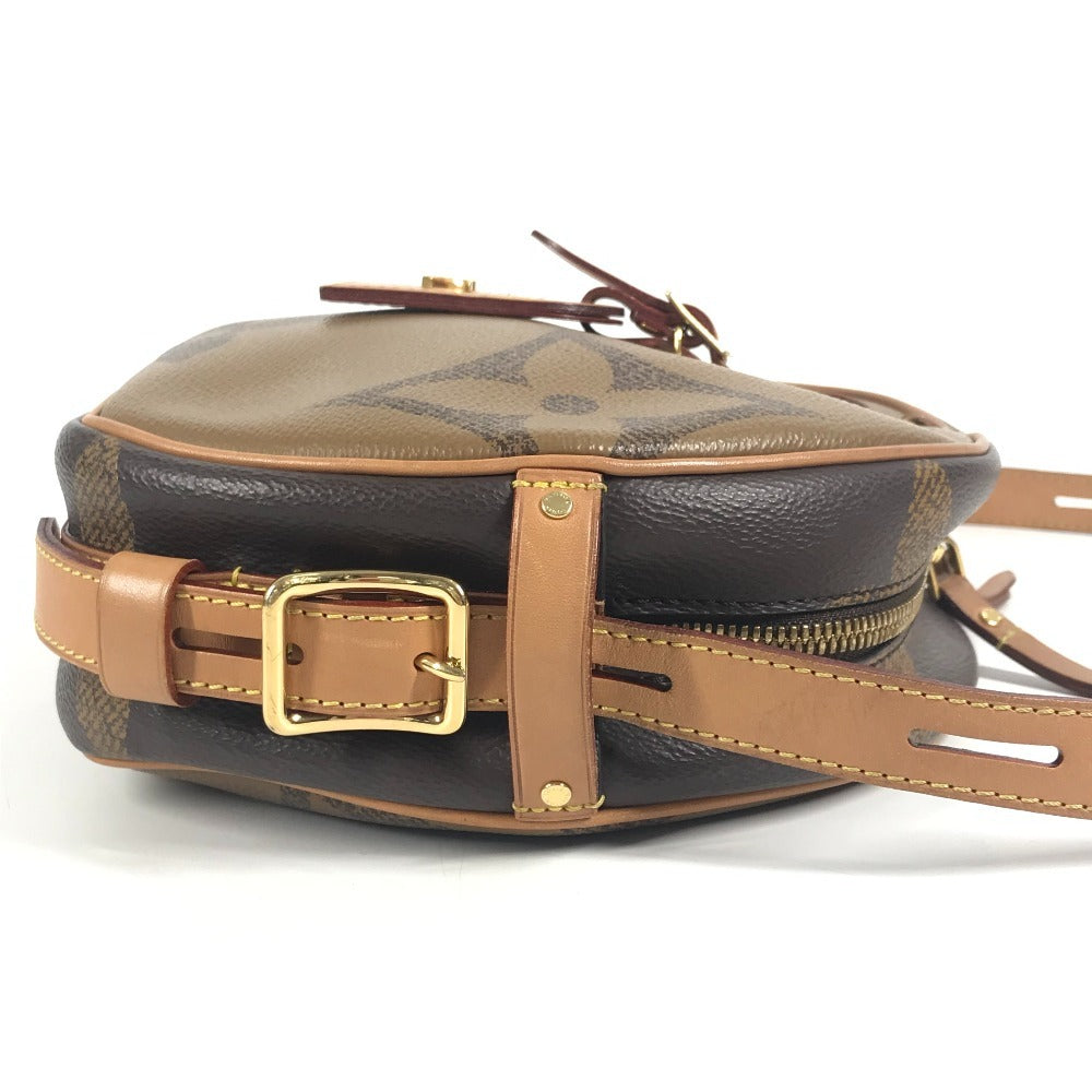 LOUIS VUITTON M44604 ジャイアントモノグラム ボワットシャポースープル ポシェット 丸型 ラウンド 斜め掛け カバン ショルダーバッグ モノグラムジャイアントキャンバス ユニセックス ブラウン
