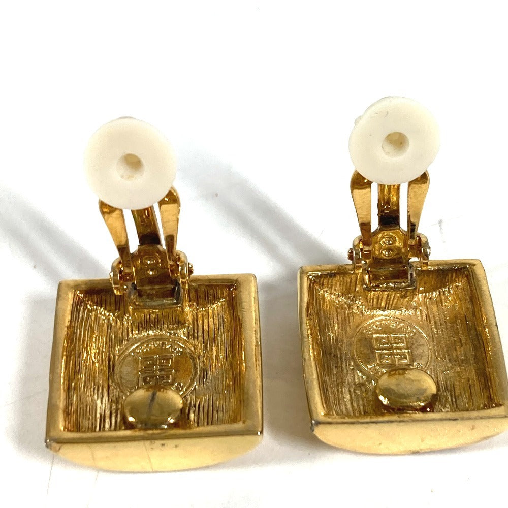 GIVENCHY Paris ヴィンテージ ロゴ アクセサリー イヤリング メタル ユニセックス ゴールド
