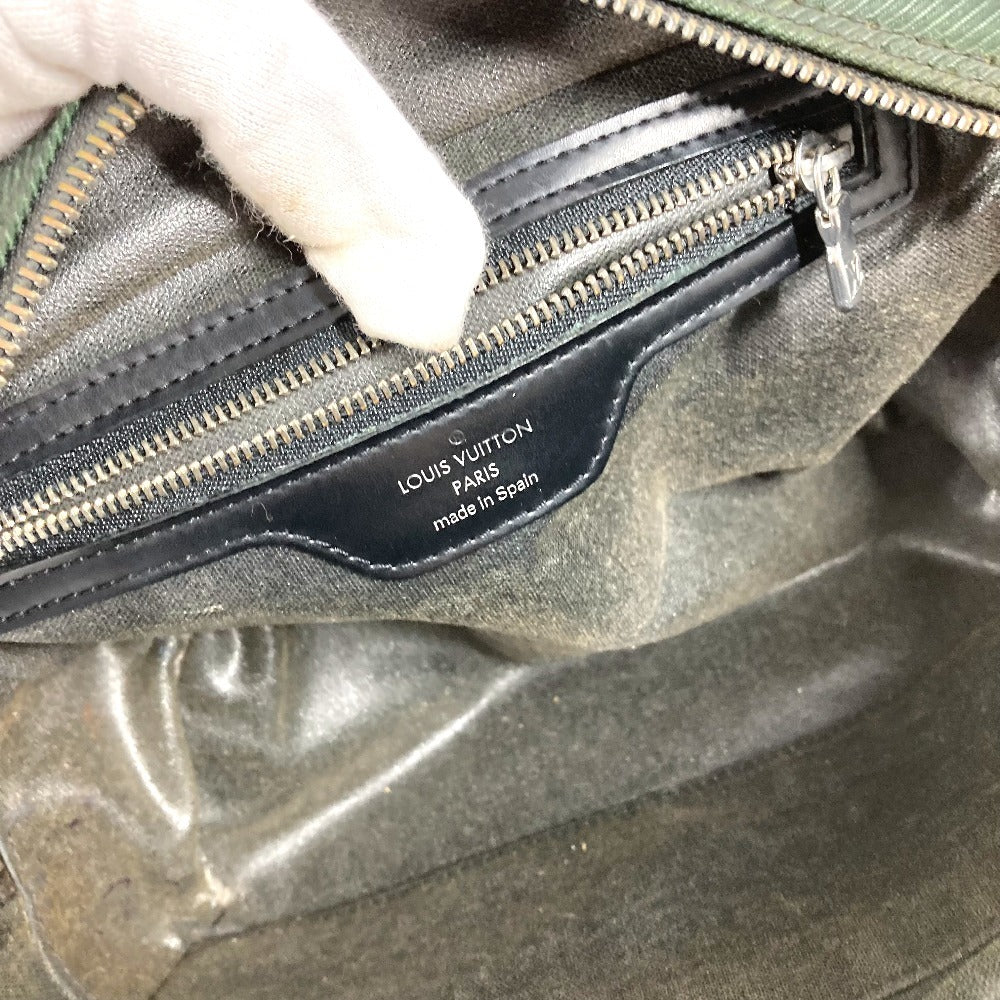 LOUIS VUITTON M30754 Taiga Parana Clutch Bag, Pouch, Second Bag, Leather/Nylon, Unisex, Épicea, Khaki