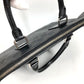 LOUIS VUITTON N48224 Damier Graphite Port Document Jour PDJ Bag Briefcase Handbag Document Bag Business Bag Damier Graphite Canvas Men's Black