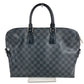 LOUIS VUITTON N48224 Damier Graphite Port Document Jour PDJ Bag Briefcase Handbag Document Bag Business Bag Damier Graphite Canvas Men's Black