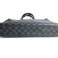 LOUIS VUITTON N48224 Damier Graphite Port Document Jour PDJ Bag Briefcase Handbag Document Bag Business Bag Damier Graphite Canvas Men's Black