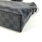LOUIS VUITTON N48224 Damier Graphite Port Document Jour PDJ Bag Briefcase Handbag Document Bag Business Bag Damier Graphite Canvas Men's Black