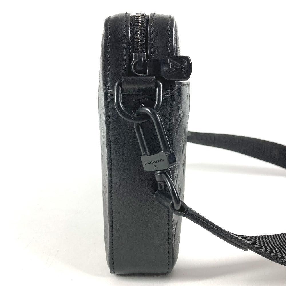 LOUIS VUITTON M69827 モノグラムシャドウ デュオ メッセンジャー カバン 斜め掛け ショルダーバッグ モノグラムシャドウレザー ユニセックス ブラック