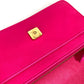 FENDI 8M0346 ショルダーバッグ フラップ FF ロゴ チェーンウォレット ロングウォレット ショルダーウォレット 長財布 レザー ユニセックス ピンク