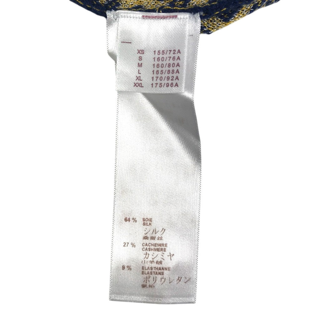 LOUIS VUITTON モノグラム ロゴ ニット 半袖 アパレル RW152A ワンピース シルク レディース ブルー