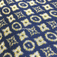 LOUIS VUITTON モノグラム ロゴ ニット 半袖 アパレル RW152A ワンピース シルク レディース ブルー