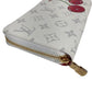LOUIS VUITTON M14240 Takashi Murakami Collaboration Monogram LV x TM Zippy Wallet Cherry Long Wallet Monogram Canvas Women's White