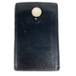 HERMES Sellier Logo Diabolo Card Holder Pass Case Leather Unisex Black